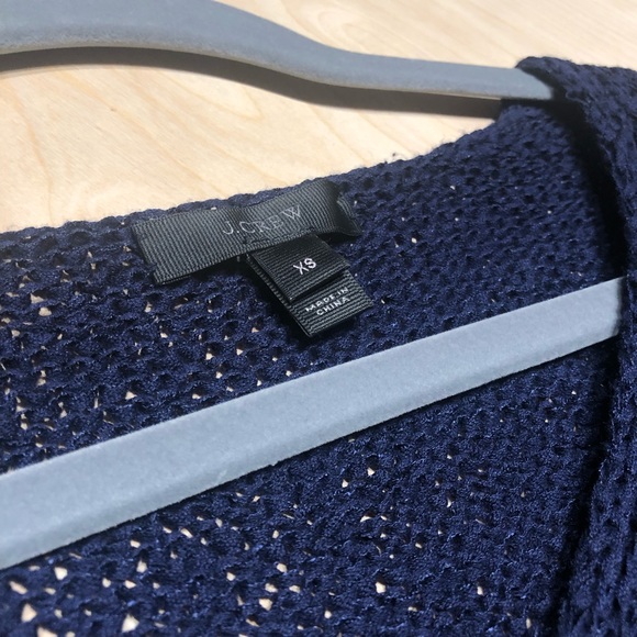 J. Crew Navy V-Neck Sweater - Picture 3 of 4